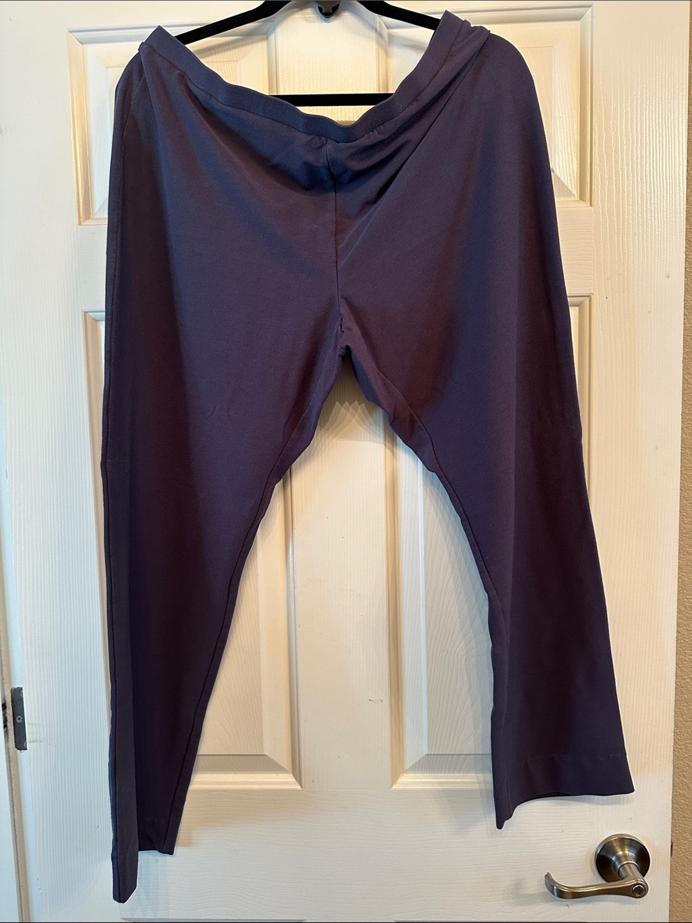 Women's Purple Harem Leggings - Relaxed Fit